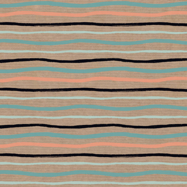 SUSY CARD geschenkpapier 'Urban Nature Stripes', op rol