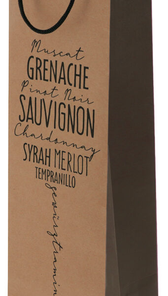 SUSY CARD flessenzak 'Wine glass', voor 1 fles