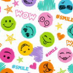 SUSY CARD inpakpapier / cadeaupapier 'Smile', op rol