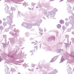 SUSY CARD inpakpapier / cadeaupapier 'Aquarel Rozen', op rol