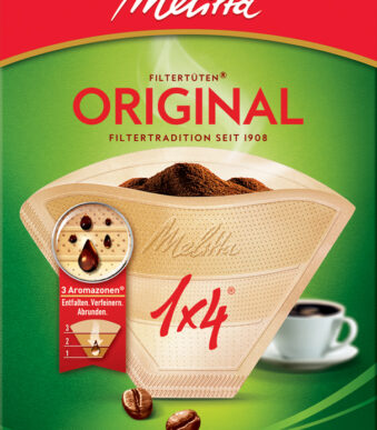 Melitta aroma-koffiefilter ´1x4´, natuurbruin