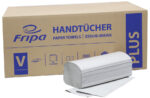 Fripa papieren handdoeken PLUS, 250 x 230 mm, V-vouw, naturel