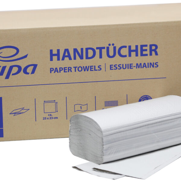 Fripa papieren handdoeken PLUS, 250 x 230 mm, V-vouw, naturel