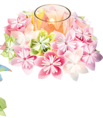 folia vouwbladen-set BLOEMEN, 2 maten