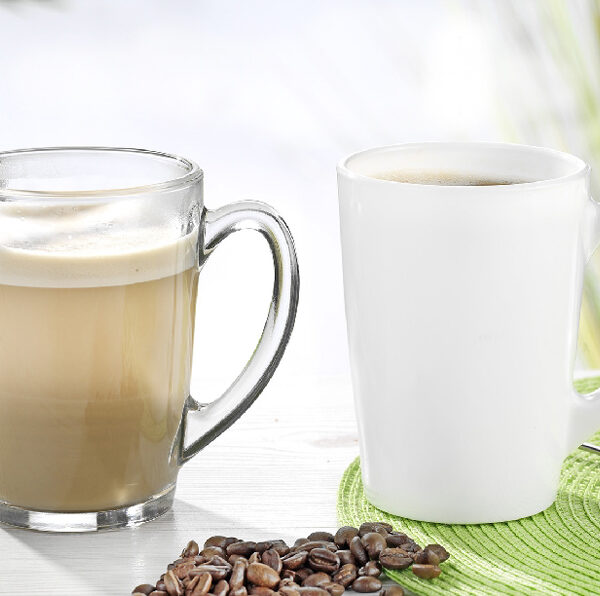 Esmeyer Arcoroc beker met oor NEW MORNING, 320 ml, wit