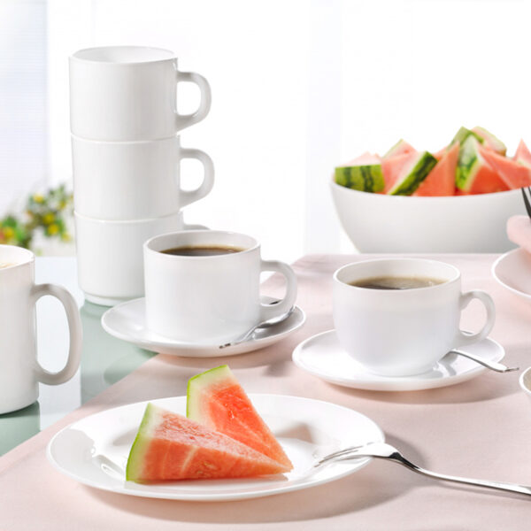 Esmeyer Arcoroc koffiekopje EVERYDAY, 0,22 l, wit