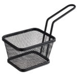 APS serveer-frituurmandje SNACKHOLDER, 100 x 85 mm, zwart