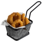 APS serveer-frituurmandje SNACKHOLDER, 100 x 85 mm, zwart