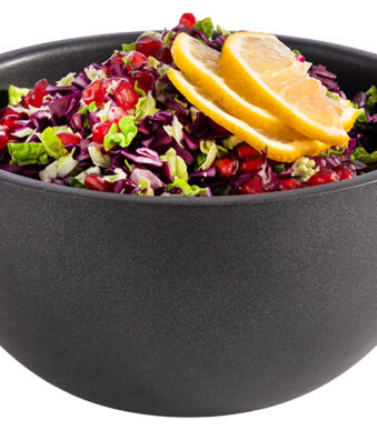 APS schaal LEVANTE, 0,90 liter, grijszwart