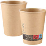 NATURE Star koffiebeker van kraftpapier, 0,2 l, bruin