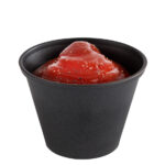 APS dipschaaltje, 60 ml, grijszwart, set van 6