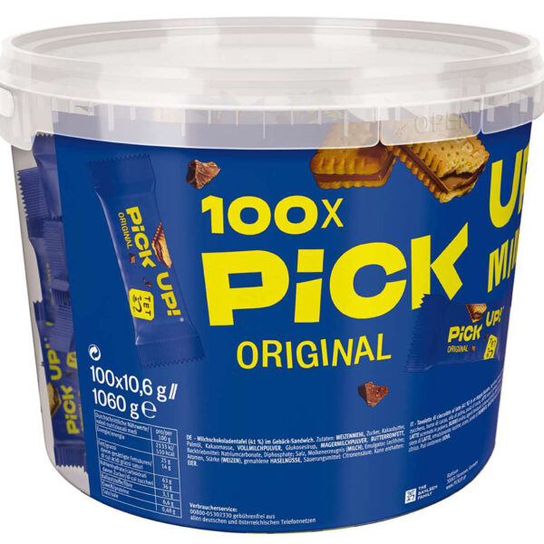 PiCK UP! chocoladekoekje ´PiCK UP! Choco minis´, voordeeldoos