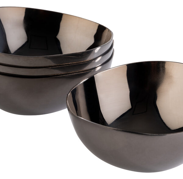 APS kom PEBBLES, gunmetal, set van 4