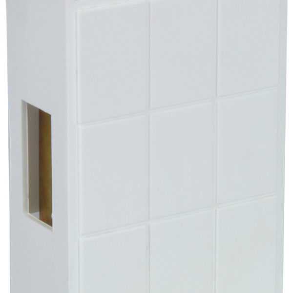 Friedland tweeklank-gong E2692N, kleur: wit