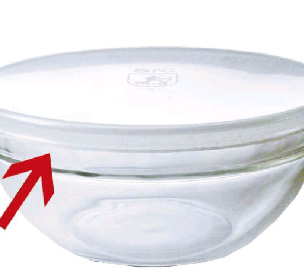 Esmeyer Arcoroc deksel voor glazen schaal EMPILABLE, 230 mm