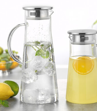 Esmeyer glazen karaf PORTO, met greep, 1,0 liter