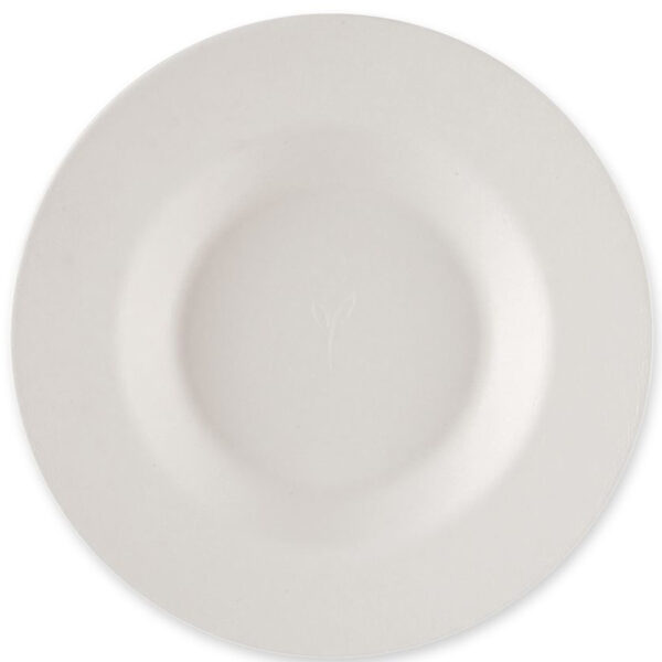 NATURE Star suikerriet-bord Gourmet, rond, 230 mm, wit