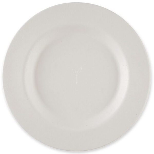 NATURE Star suikerriet-bord Gourmet, rond, 270 mm, wit