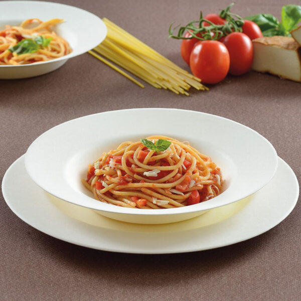 NATURE Star suikerriet-bord Gourmet, rond, 270 mm, wit