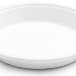 NATURE Star suikerriet-bord Bordofino, rond, 225 mm, wit