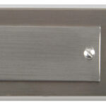 uniTEC belknop, gietzink, enkel