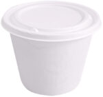 NATURE Star suikerriet-deksel voor soepbeker, rond