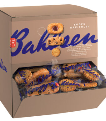 Bahlsen koekjes 'Zoete Triade', display
