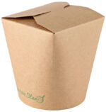 NATURE Star snackbox Asia, rond, 800 ml, bruin, 50 stuks