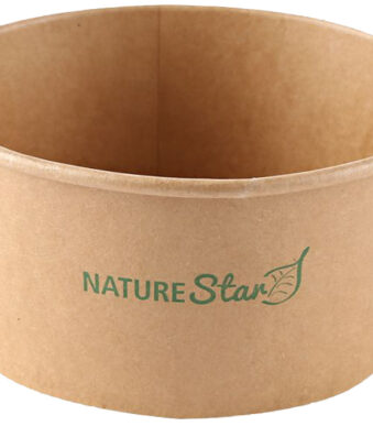 NATURE Star saladeschaal Caesar, rond, 1.000 ml, bruin