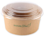 NATURE Star saladeschaal Caesar, rond, 1.000 ml, bruin