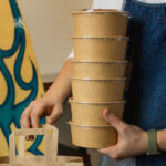 NATURE Star saladeschaal Caesar, rond, 750 ml, bruin