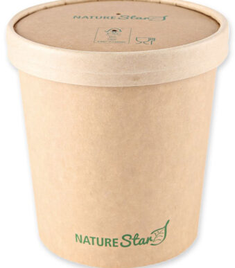 NATURE Star soepbeker Minestrone, 750 ml, van kraftpapier