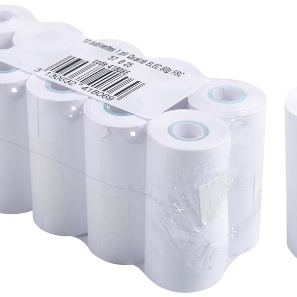 EXACOMPTA kassarol, 57 mm x 6,5 m, extra wit
