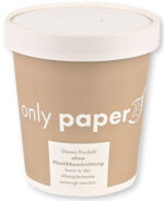 NATURE Star deksel voor soepbeker Only Paper, 97 mm, wit