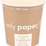 NATURE Star soepbeker Only Paper, rond, 450 ml, bruin