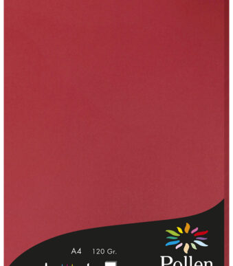 Pollen by Clairefontaine papier A4, kersenrood, 120 g/m2
