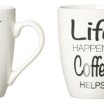 Ritzenhoff & Breker koffiebeker LIFE SPREUKEN, 310 ml