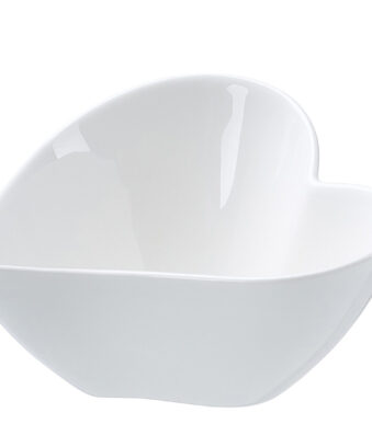 Ritzenhoff & Breker dipschaal GUSTO hartvormig, wit