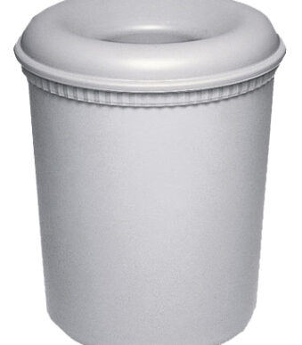 EXACOMPTA veiligheidsprullenbak, 15 liter, PP, steengrijs