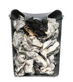 EXACOMPTA veiligheidsprullenbak, 15 liter, PP, steengrijs