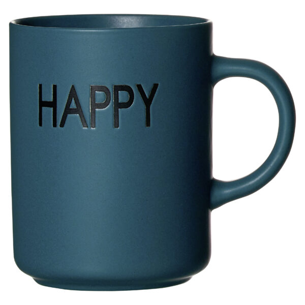 Ritzenhoff & Breker koffiebeker PETROL HAPPY, 390 ml