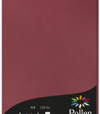 Pollen by Clairefontaine papier A4, bordeaux, 120 g/m²
