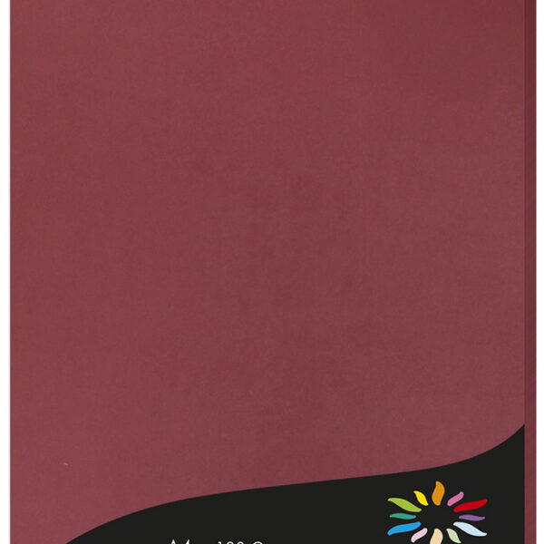 Pollen by Clairefontaine papier A4, bordeaux, 120 g/m²