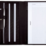 Alassio schrijfmap ´CREMONA´, A4, nappa-leer, zwart