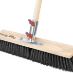 Peggy Perfect zaalbezem 'Tiger', met houten steel, 400 mm