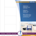 HERMA diskette-etiketten 3,5´ SPECIAL, 70 x 50,8 mm, 25 vel A4, permanent, wit