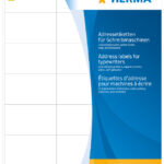 HERMA adresetiketten, 70 x 42 mm, rechte hoeken, 20 vel A4, permanent, wit