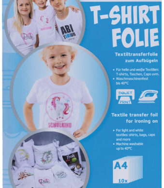 HERMA T-shirt transferfolie, DIN A4, licht textiel, wit, mat