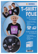 HERMA T-shirt transferfolie, DIN A4, donker textiel, wit, mat