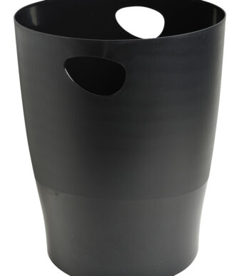 EXACOMPTA prullenbak ECOBIN, 15 liter, zwart